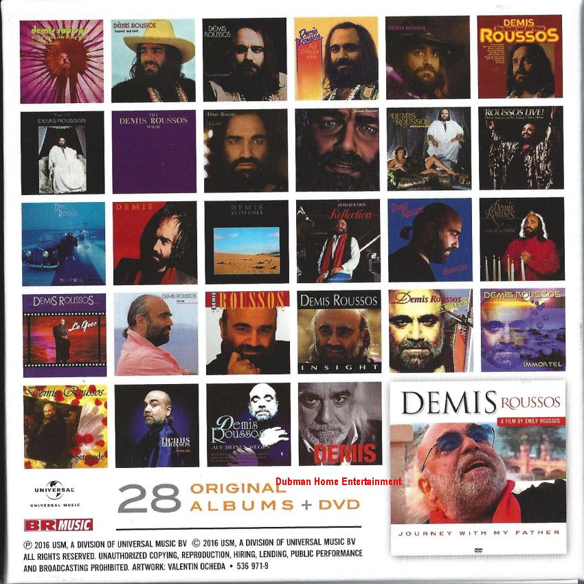 Demis Roussos Complete (28 CD + DVD) Dubman Home Entertainment